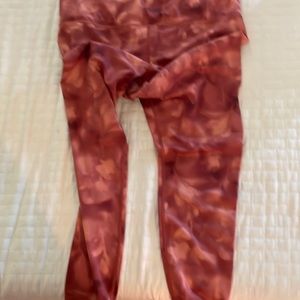 Athleta elation CROP leggings. XL.